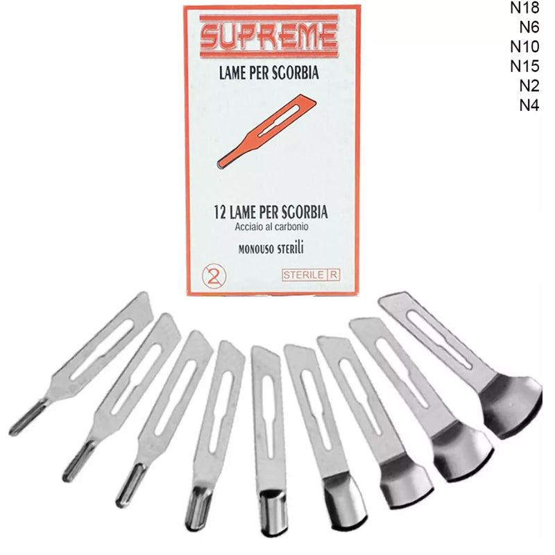 supreme - lame per sgorbia 12pz