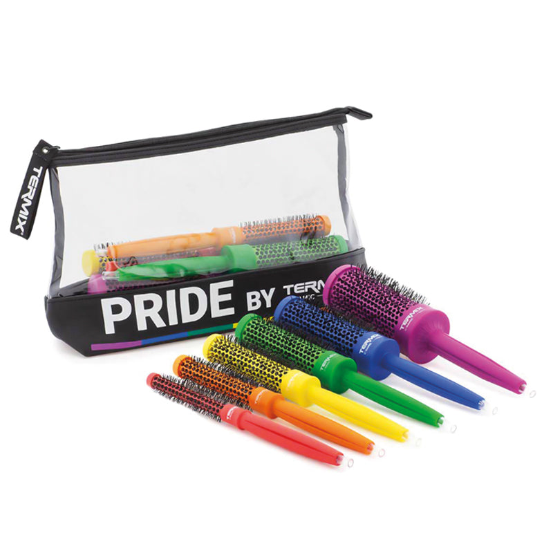 termix pride - kit 6 spazzole termiche