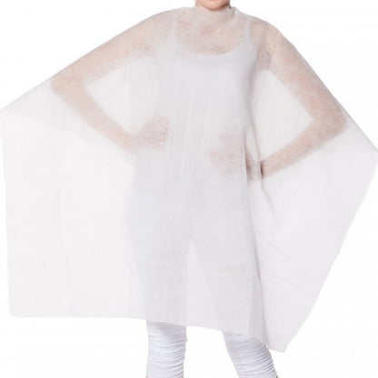 Mantella da taglio in tnt bianco\Nero cf da 100