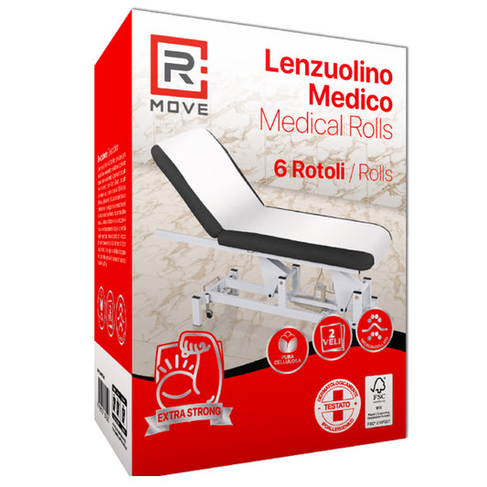 Rotoli lettino - lenzuolino medico 6pz