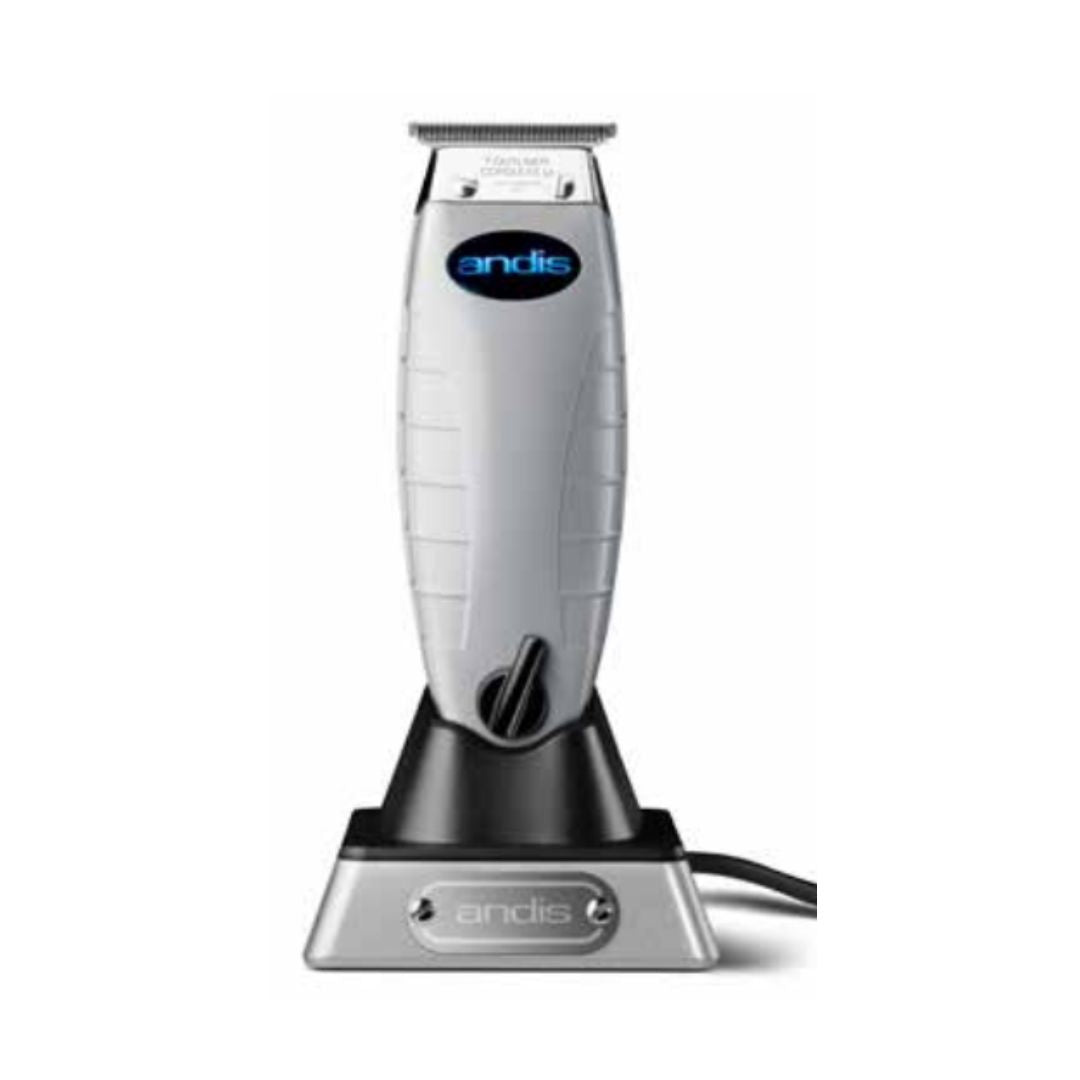 tagliacapelli per rifinire dettagli con base di ricarica