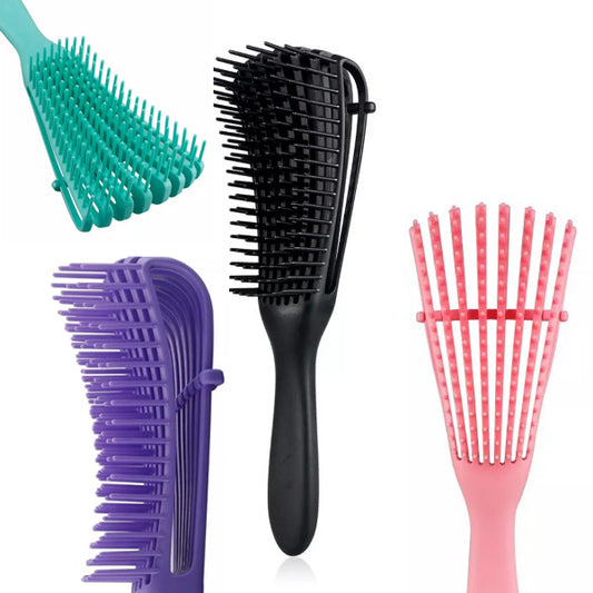 spazzole ventilate districanti per capelli ricci vari colori