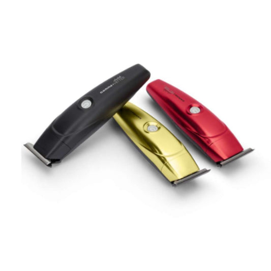 rasoio per finiture capelli con cover nera, oro e rossa